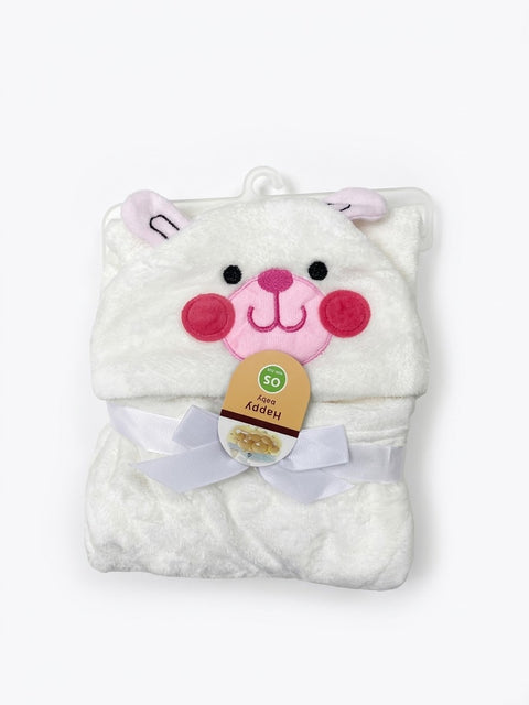 Hooded fleece blanket