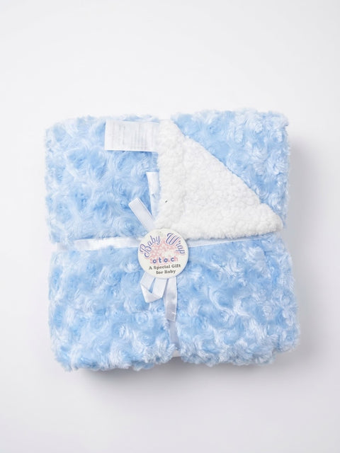 Rose Sherpa blanket