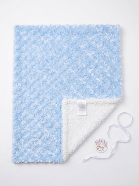 Rose Sherpa blanket