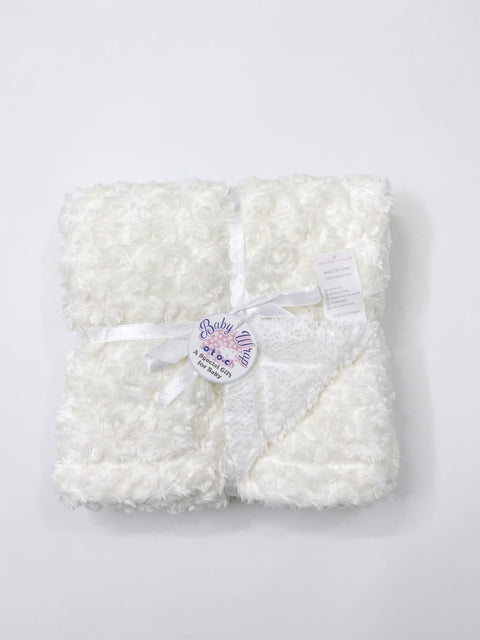Off-white rose blanket