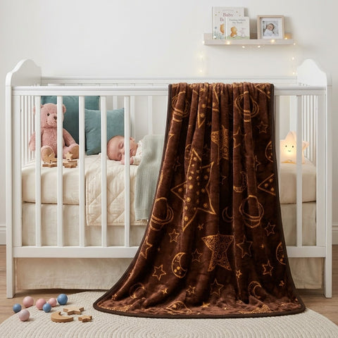 Double plai plush blanket