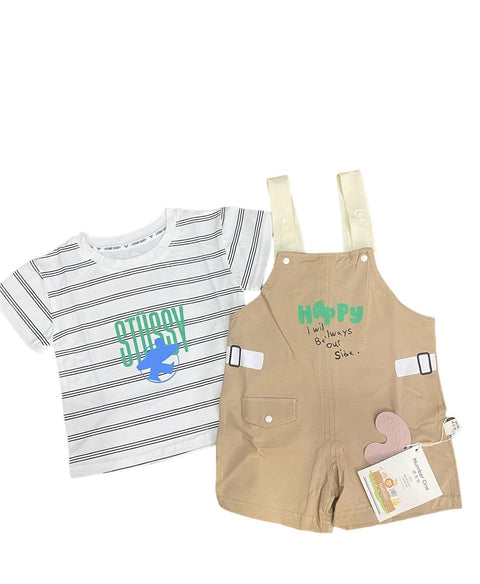 Super cute summer dungaree set