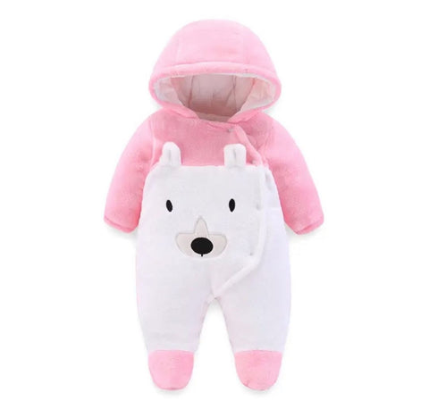 Pink white bear jumper
