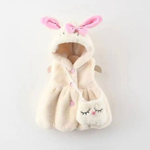 Bunny hoodies with mini purse