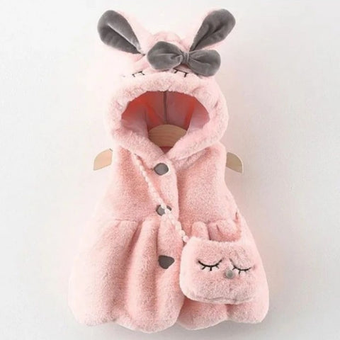 Bunny hoodies with mini purse