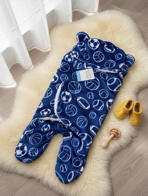 Little handsome winter swaddle