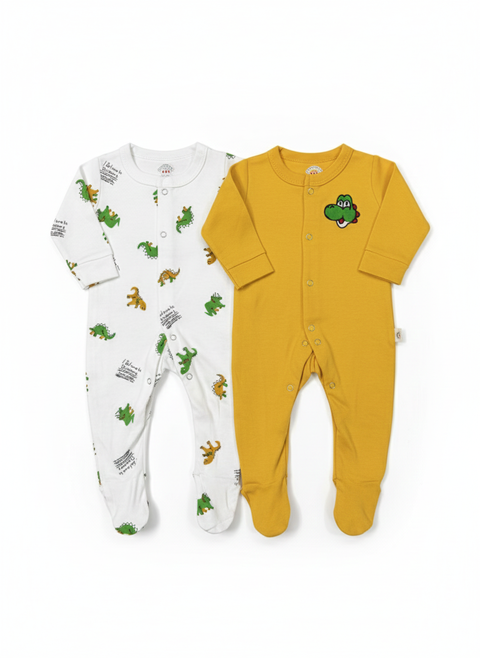 Baby dino sleep suits