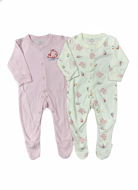 Cute whale sleep suits