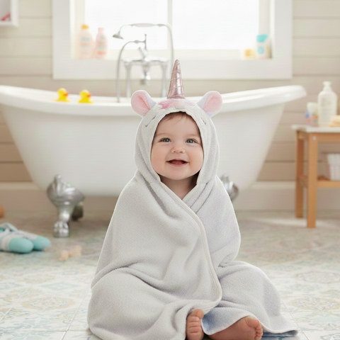 Hudson Unicorn bath towel