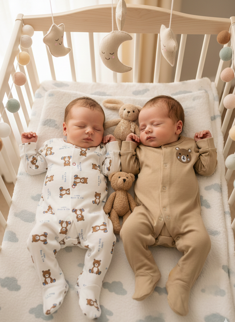 Baby bear sleep suits