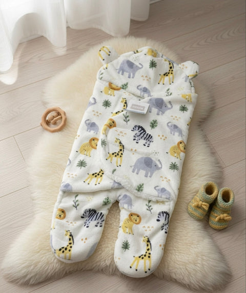 Jungle king baby swaddle
