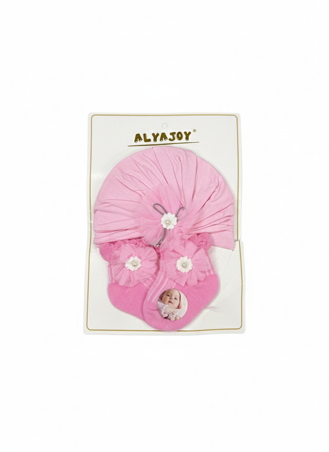 Cute turban cap set