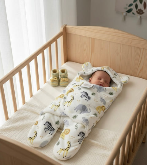 Jungle king baby swaddle