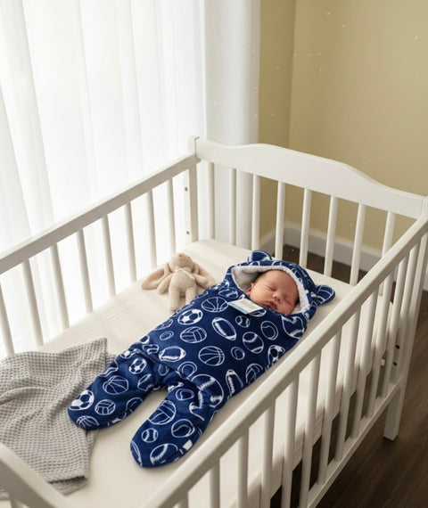 Little handsome winter swaddle
