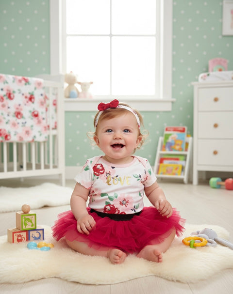 Flora girl summer set