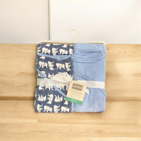 Pack of 2 Hudson baby wrapping sheet