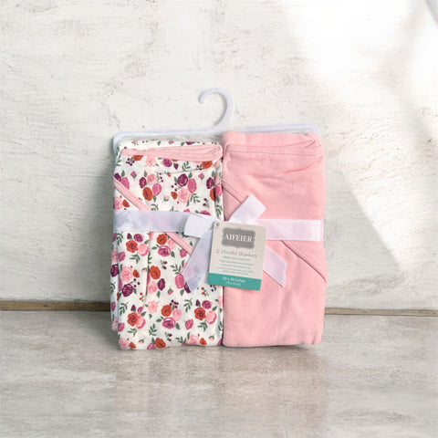 Pack of 2 Hudson baby wrapping sheet