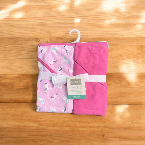 Pack of 2 Hudson baby wrapping sheet