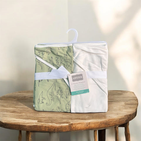 Pack of 2 Hudson baby wrapping sheet