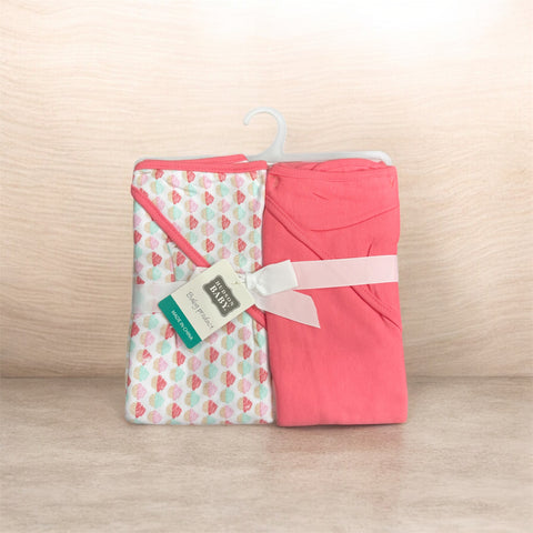 Pack of 2 Hudson baby wrapping sheet