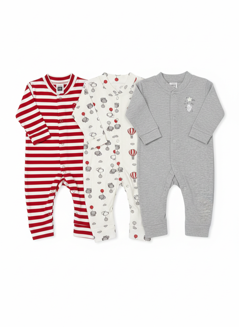 Little baby 3 pcs romper set