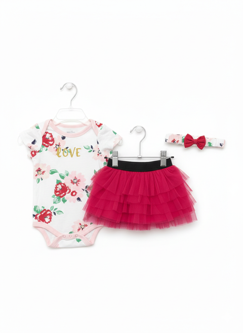 Flora girl summer set