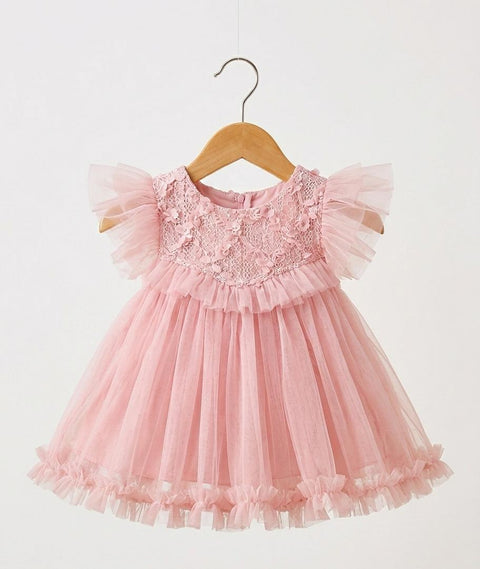 Little girl net frock