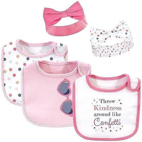 Confetti bibs and bands set