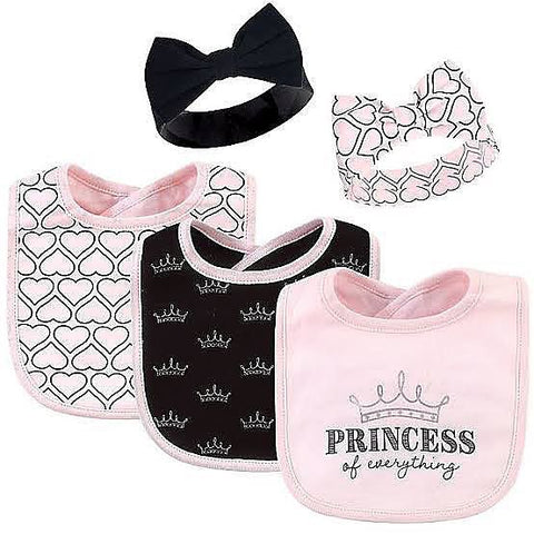 Princess bib and botties set