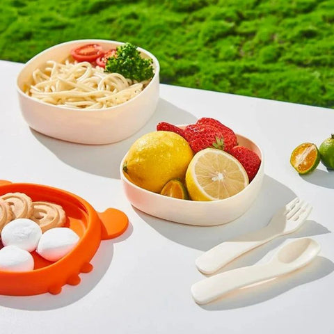 Kids silicone lunch box / bowl set