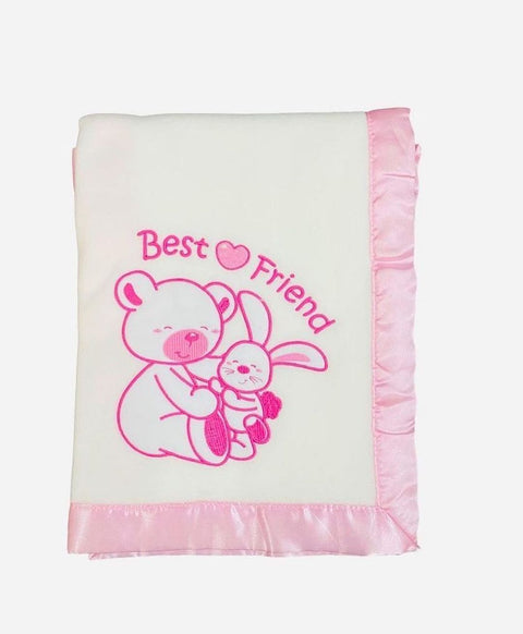 Best friend pink blanket