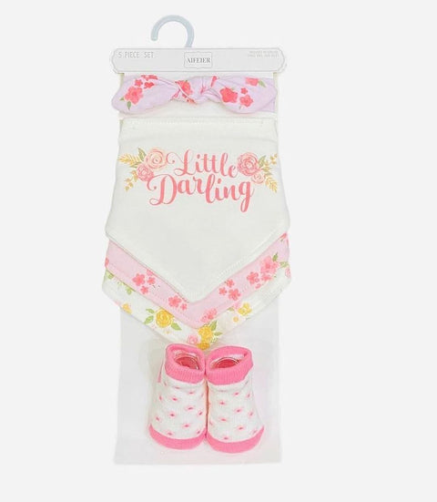 little darling bib set