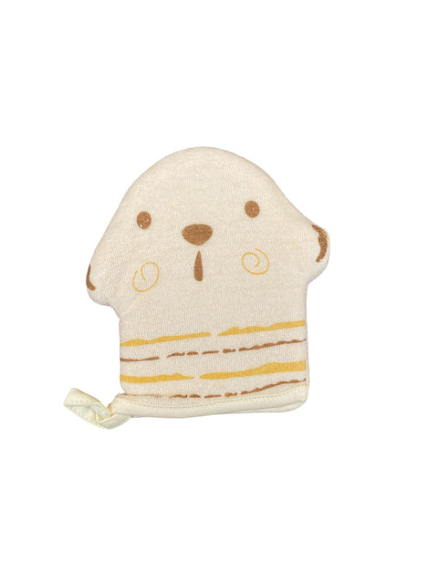 Yellow bear bath glove