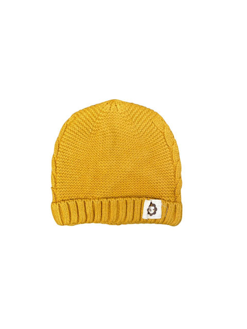 Newborn solid wool cap