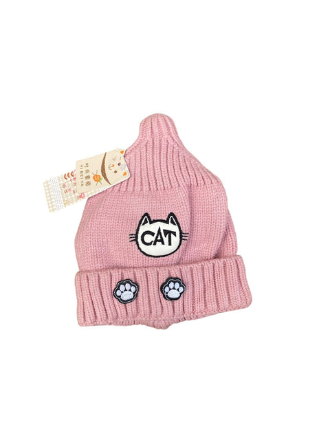 Cat woolen cap