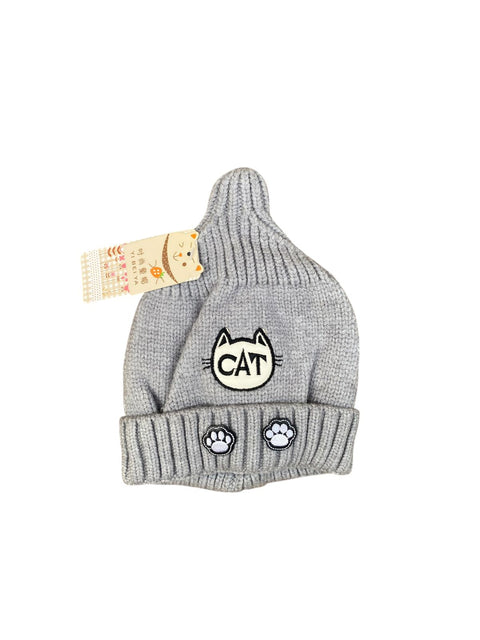 Cat woolen cap