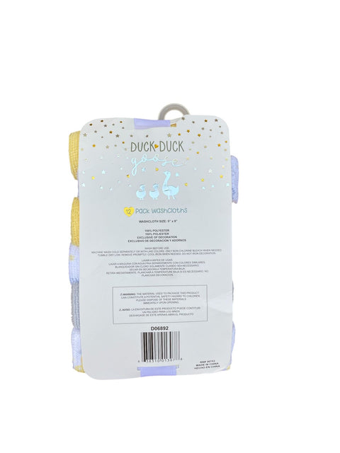 Pack of 12 washcloth