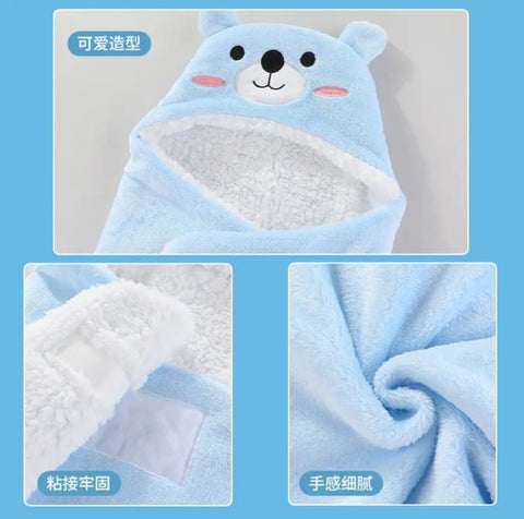 Character winter swaddle
