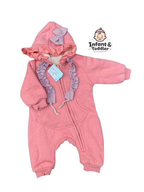 Hooded zip jumper