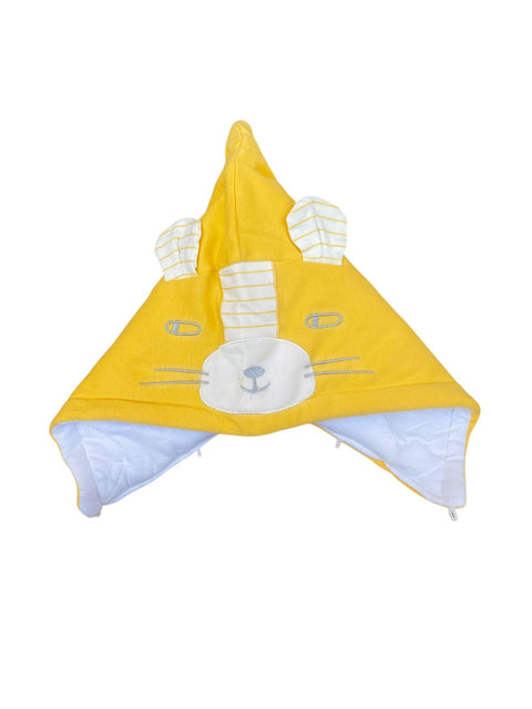 Yellow bear polyester filled romper