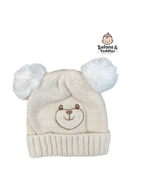 Super adorable beige wool cap