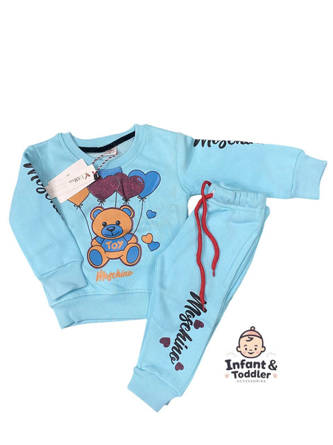 Blue bear winter tracksuit