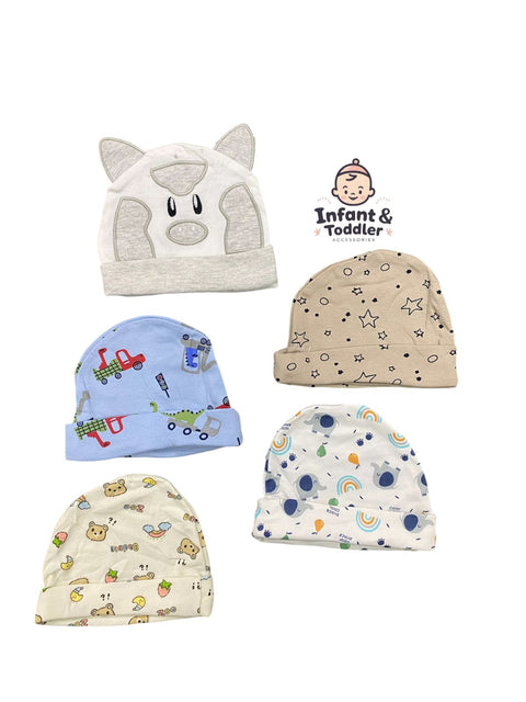 Cute baby cap set