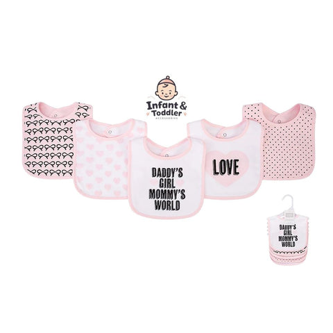 Girl love bib set