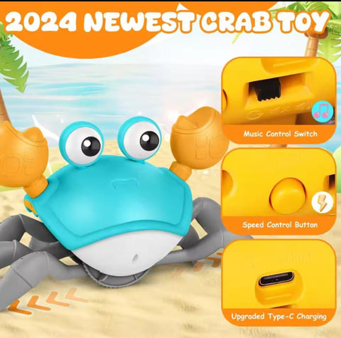 Crawling musical crab
