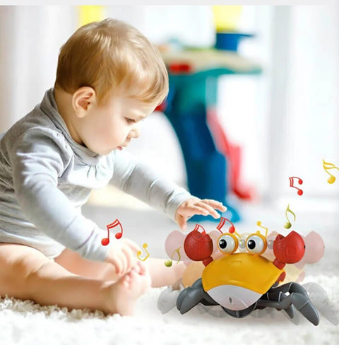 Crawling musical crab