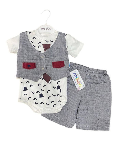 Little gentleman summer dress