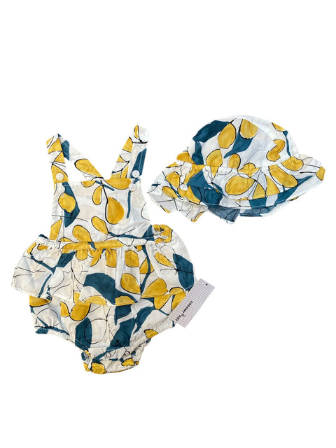 Cute summer romper with hat