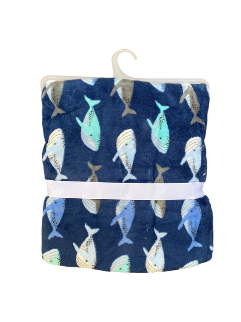 Cunning fish hooded blanket