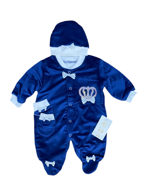 Navy blue 3 pcs winter set